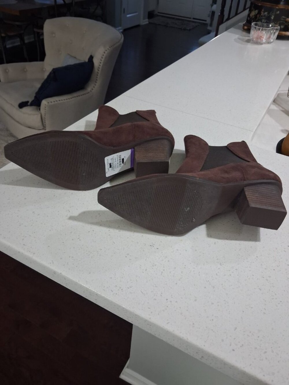 Dolce Vita Jesica Chelsea Booties – Brown Suede – Size 10 (BNWT) - Picture 5 of 7
